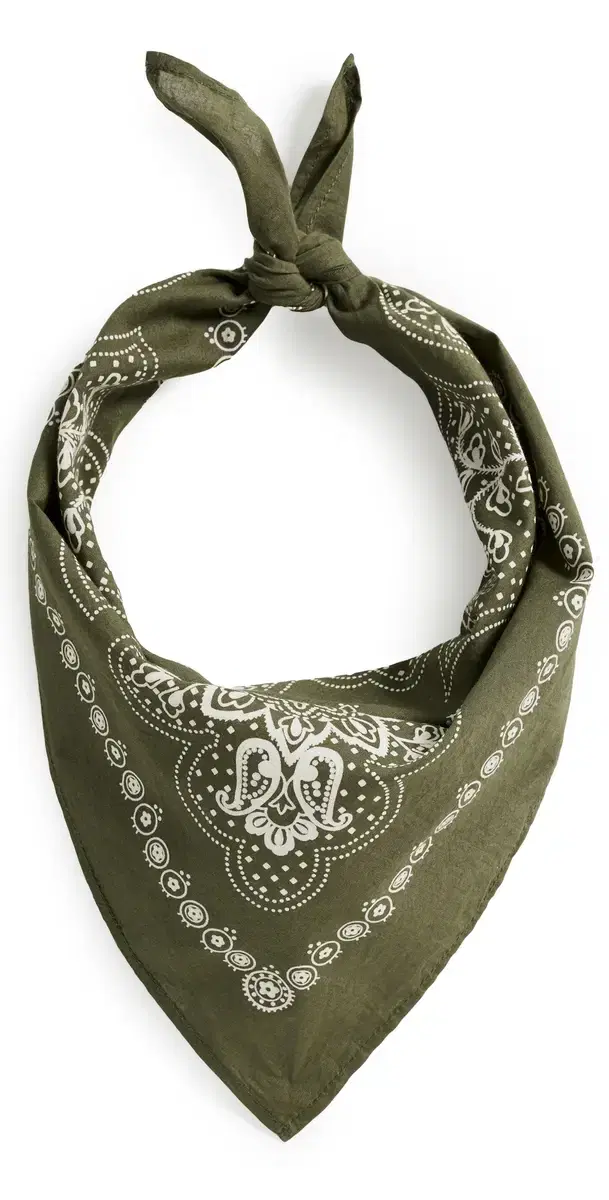 Classic Bandana Olive One Size