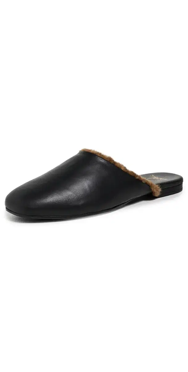beek Blackbird Shearling Mules Black