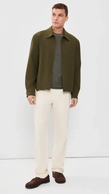 Vince Geo Jacquard Crew Neck Sweater Midnight Garden/River and | Thumbnail 5 Vince Geo Jacquard Crew Neck Sweater Midnight Garden/River and | Thumbnail 5