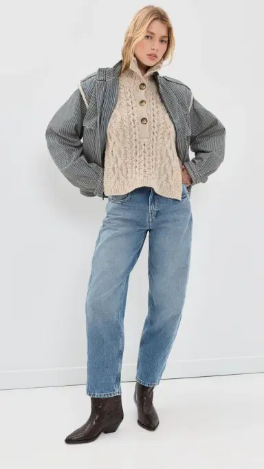 Isabel Marant Kara Cable Knit Scarf | Thumbnail 6 Isabel Marant Kara Cable Knit Scarf | Thumbnail 6