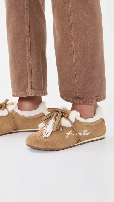 FARM Rio Farm Sherpa Sneakerinas Sand | Thumbnail 3