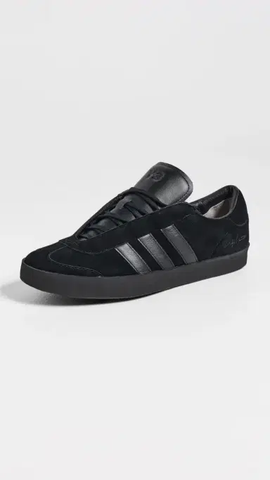 Y-3 Suede Gazelle Sneakers Black/Black/Black | Thumbnail 2