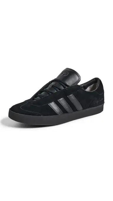 Y-3 Suede Gazelle Sneakers Black/Black/Black | Thumbnail 6