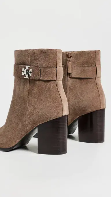 Tory Burch Turnlock Heeled Ankle Boot 0mm River Rock | Thumbnail 4 Tory Burch Turnlock Heeled Ankle Boot 0mm River Rock | Thumbnail 4