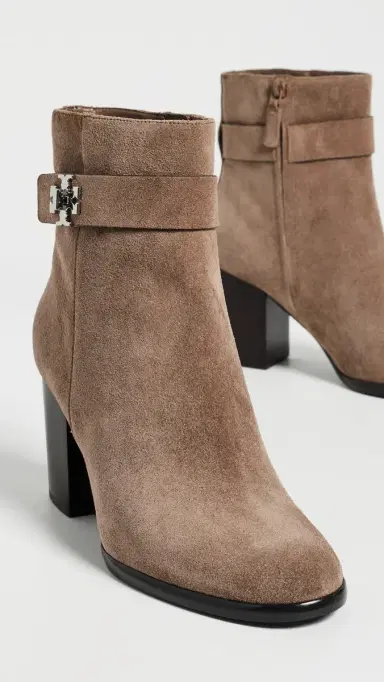 Tory Burch Turnlock Heeled Ankle Boot 0mm River Rock | Thumbnail 5 Tory Burch Turnlock Heeled Ankle Boot 0mm River Rock | Thumbnail 5