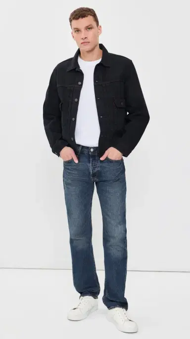 Levi's Type 2 Trucker Jacket Black Od elv Trk | Thumbnail 5