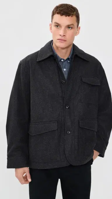 UNIVERSAL WORKS Mowbray Heavy Duty Coat Grey arl | Thumbnail 2 UNIVERSAL WORKS Mowbray Heavy Duty Coat Grey arl | Thumbnail 2