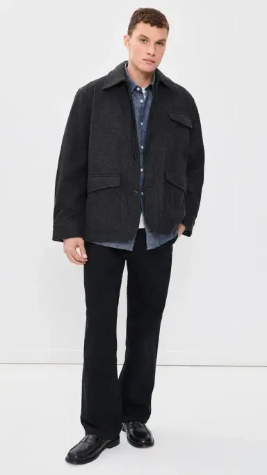 UNIVERSAL WORKS Mowbray Heavy Duty Coat Grey arl | Thumbnail 5 UNIVERSAL WORKS Mowbray Heavy Duty Coat Grey arl | Thumbnail 5