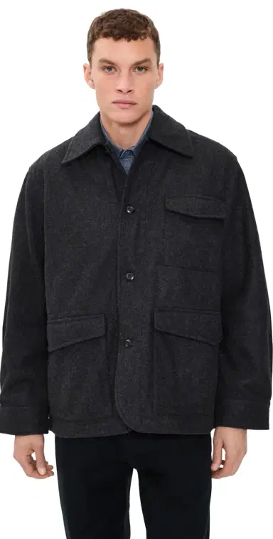 UNIVERSAL WORKS Mowbray Heavy Duty Coat Grey arl | Thumbnail 1 UNIVERSAL WORKS Mowbray Heavy Duty Coat Grey arl | Thumbnail 1