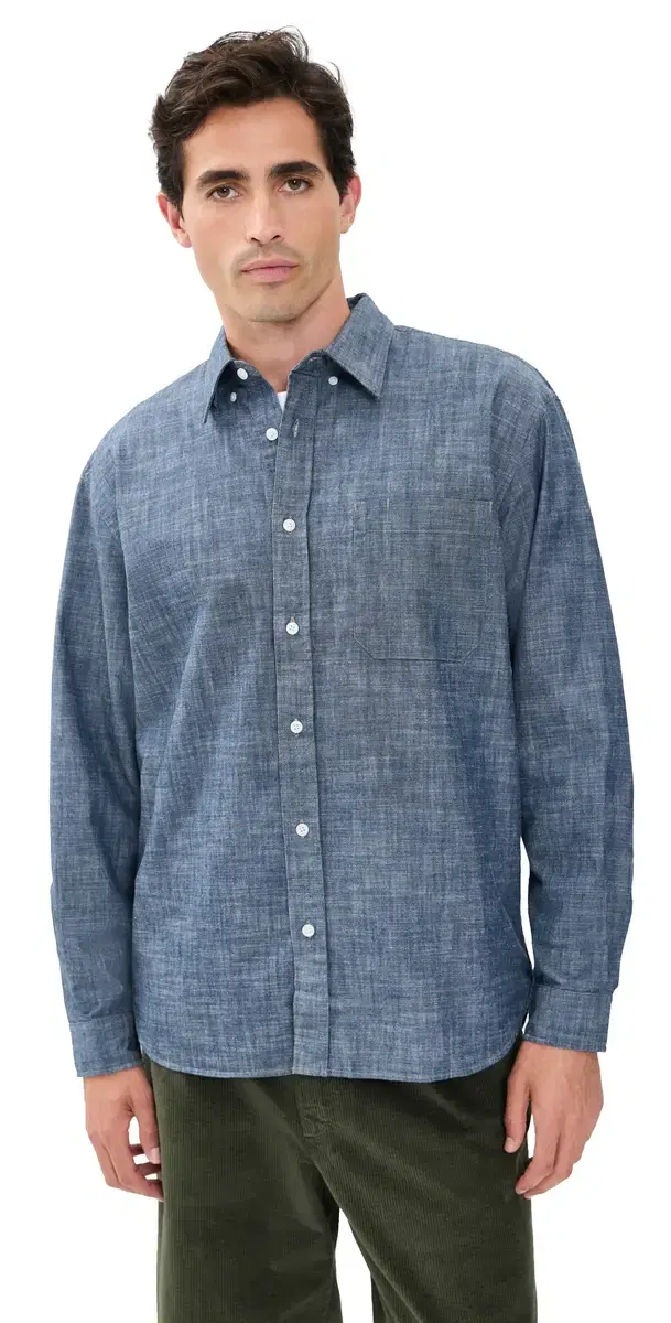 Closed Formal Army Shirt Dark Night