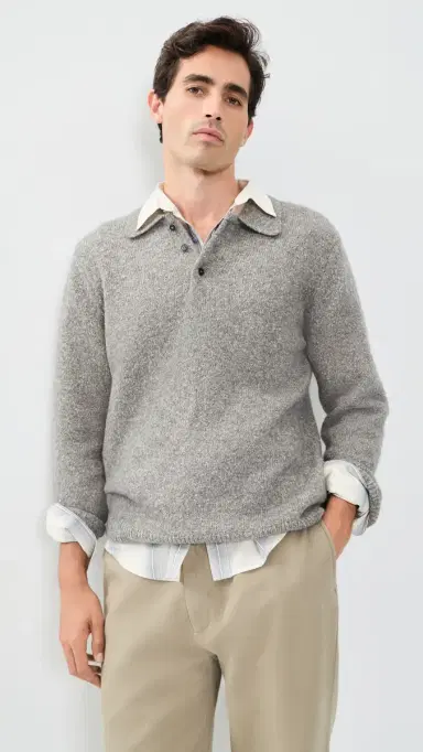 Closed Polo Sweater Dark Grey elange | Thumbnail 2