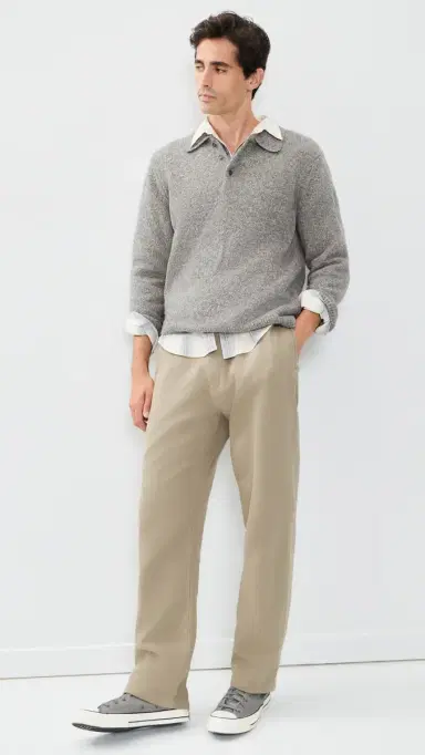 Closed Polo Sweater Dark Grey elange | Thumbnail 5