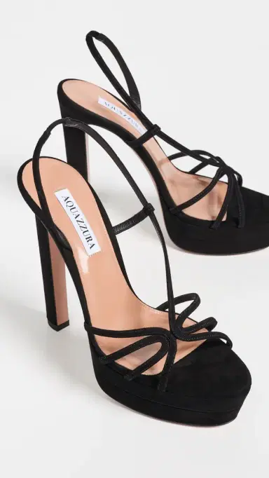 Aquazzura Talk To Me Plateau Sandals 130mm Black 38 | Thumbnail 5 Aquazzura Talk To Me Plateau Sandals 130mm Black 38 | Thumbnail 5