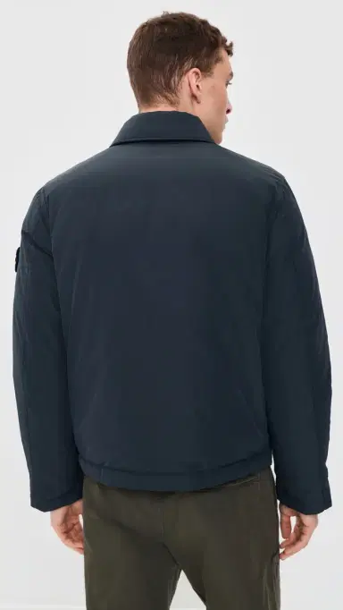 Stone Island Down Coach Jacket Navy Blue | Thumbnail 3