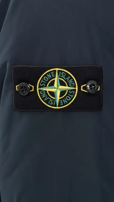 Stone Island Down Coach Jacket Navy Blue | Thumbnail 6