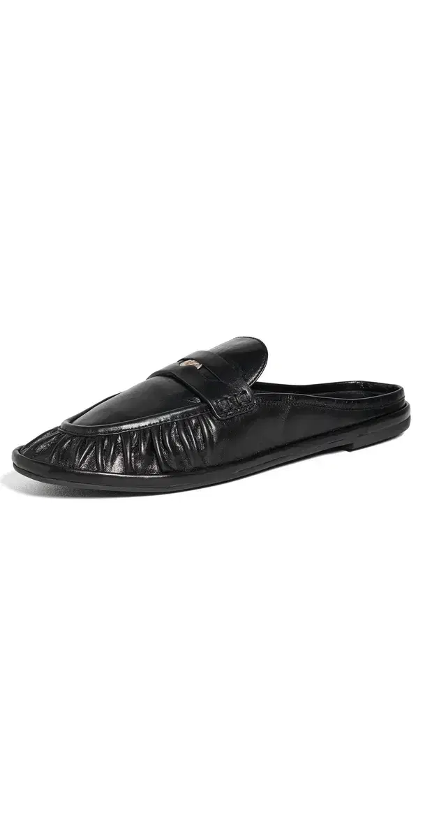 Emme Parsons Monceaux Mules Black Kidskin