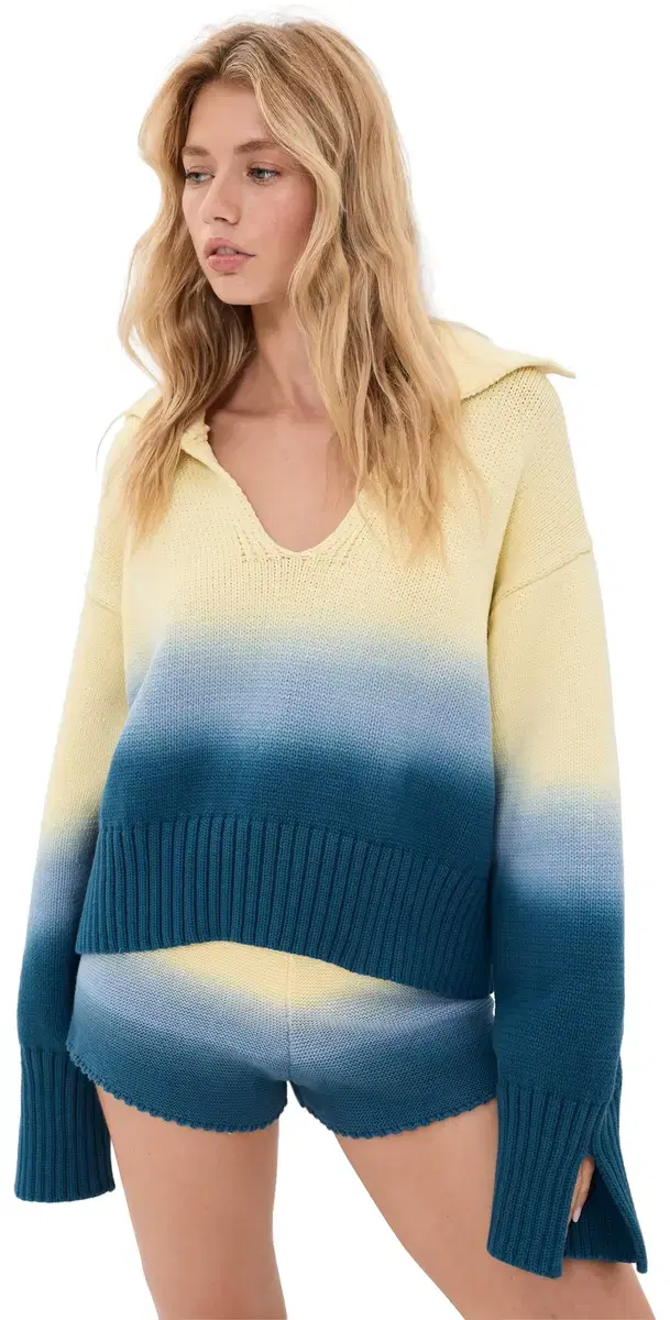 Solid & Striped The ola Pullover Danish Butter/Deep Canal