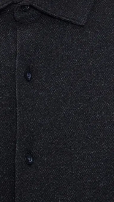 Vince Herringbone Button Down Coastal/Azure | Thumbnail 6