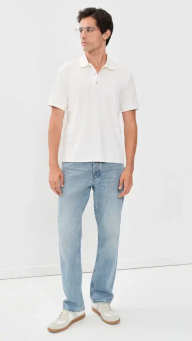 rag & bone lim Polo Chalk | Thumbnail 5