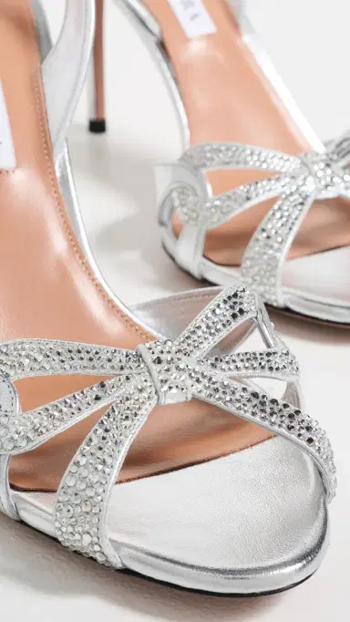 Aquazzura Ribbon Kiss Sandals 85mm | Thumbnail 6 Aquazzura Ribbon Kiss Sandals 85mm | Thumbnail 6