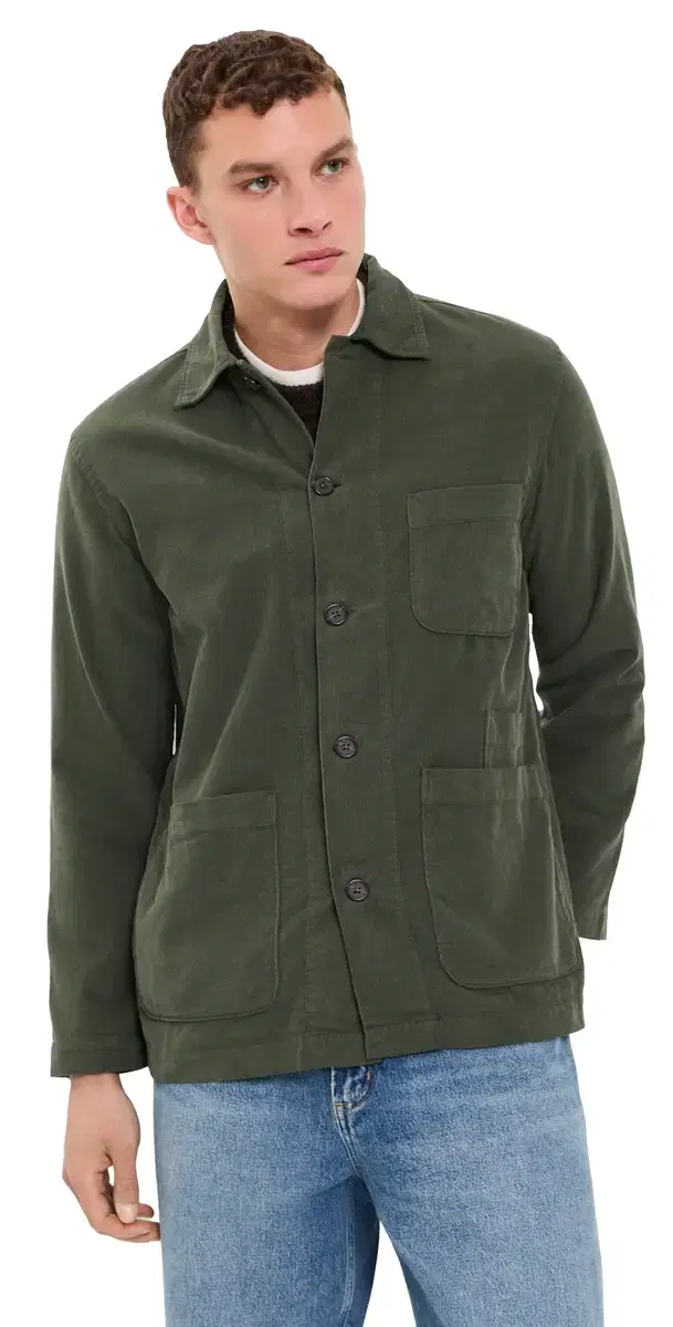 Bakers Fine Cord Jacket Olive
