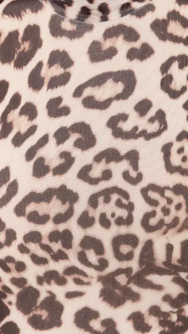 Bardot ea Printed Mesh Dress eopard | Thumbnail 6 Bardot ea Printed Mesh Dress eopard | Thumbnail 6