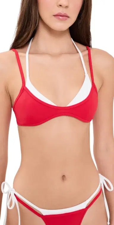LIONESS Rhode Bikini Top Rouge | Thumbnail 1