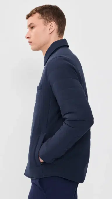 RLX Ralph Lauren Tech Stretch Shirt Jacket Refined Navy M | Thumbnail 4