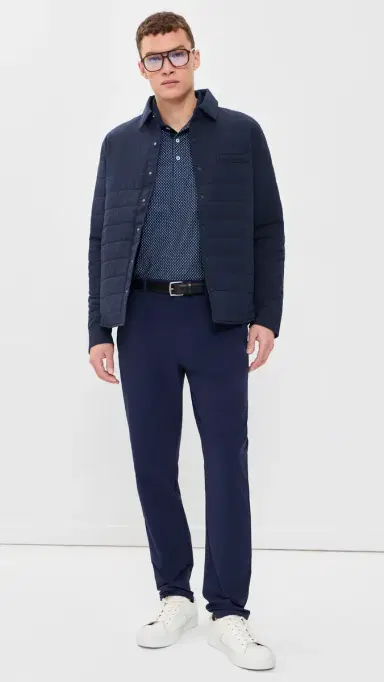 RLX Ralph Lauren Tech Stretch Shirt Jacket Refined Navy M | Thumbnail 5