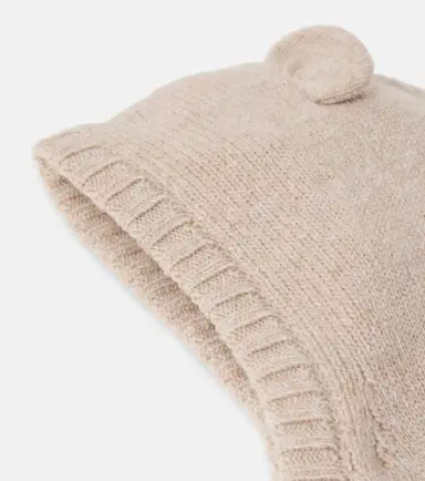 Moncler Enfant Baby virgin wool and cashmere balaclava | Thumbnail 3