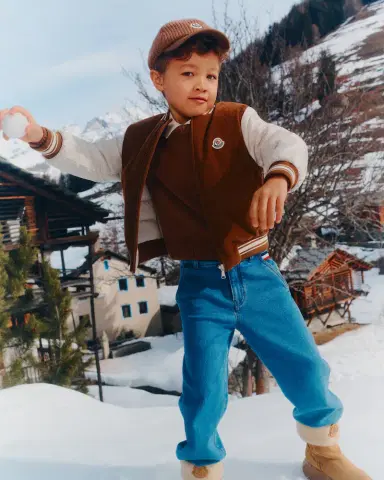 Moncler Enfant Gumond corduroy down jacket | Thumbnail 5