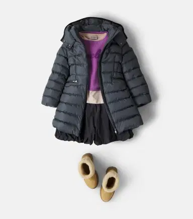 Moncler Enfant Charpal down coat | Thumbnail 4