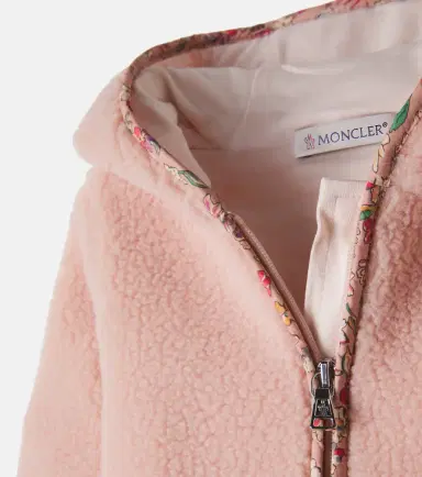 Moncler Enfant Baby hooded teddy onesie | Thumbnail 2