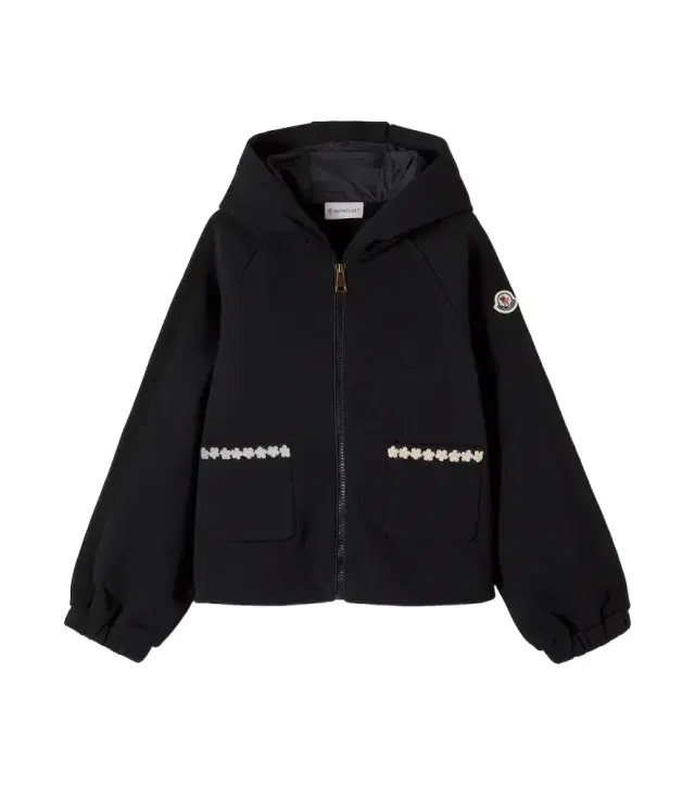 Moncler Enfant Embroidered cotton hoodie
