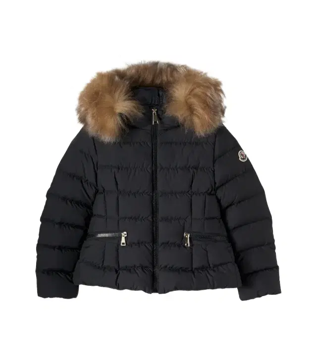 Moncler Enfant Boedette shearling-trimmed hooded down jacket