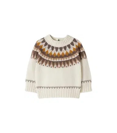 Moncler Enfant Baby jacquard wool and cashmere sweater | Thumbnail 1