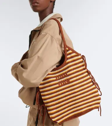 Miu Miu Ivy crochet striped shopper | Thumbnail 6 Miu Miu Ivy crochet striped shopper | Thumbnail 6