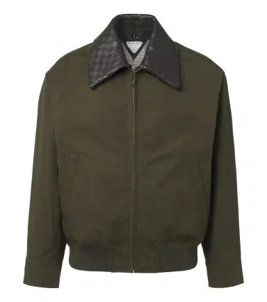 Bottega Veneta Intrecciato cotton twill blouson jacket | Thumbnail 1 Bottega Veneta Intrecciato cotton twill blouson jacket | Thumbnail 1
