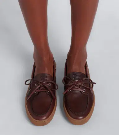 Miu Miu Leather boat shoes | Thumbnail 6