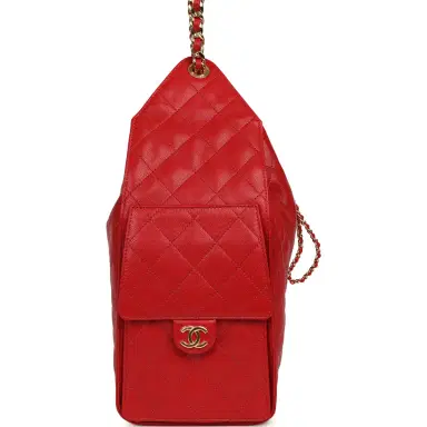 Chanel Chanel Medium 25 Hobo Bag Dark Red Caviar Gold Hardware | Thumbnail 3