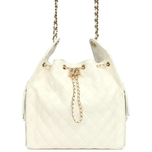 Chanel Medium 25 Hobo Bag White Caviar Gold Hardware Chanel Medium 25 Hobo Bag White Caviar Gold Hardware