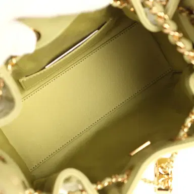 Chanel Chanel Mini 25 Hobo Bag Green Caviar Gold Hardware | Thumbnail 8
