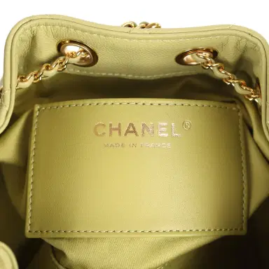 Chanel Chanel Mini 25 Hobo Bag Green Caviar Gold Hardware | Thumbnail 9