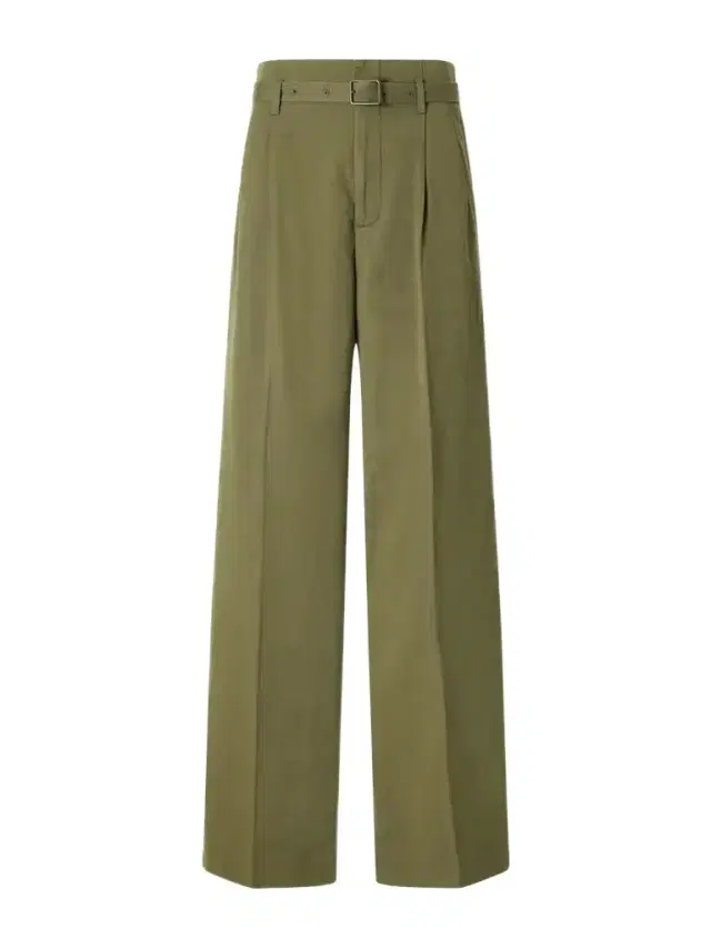 Polo Ralph Lauren Belted Cotton And Linen-blend Canvas Wide-leg Pants