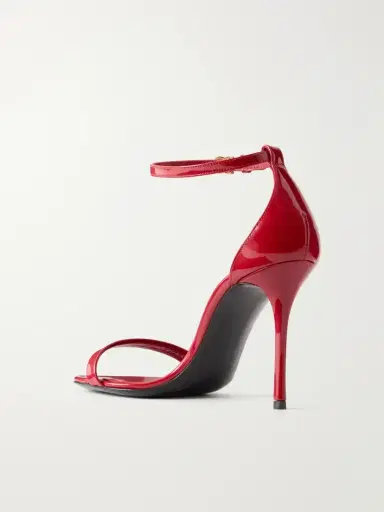 Dolce & Gabbana Logo-detailed Patent-leather Sandals | Thumbnail 3