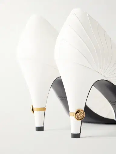 Versace Gianni 90 Leather Pump | Thumbnail 5 Versace Gianni 90 Leather Pump | Thumbnail 5