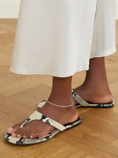 Loren Stewart Twisted Sterling Silver Anklet | Thumbnail 2