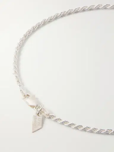 Loren Stewart Twisted Sterling Silver Anklet | Thumbnail 3
