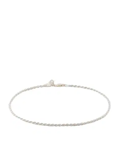 Loren Stewart Twisted Sterling Silver Anklet | Thumbnail 1