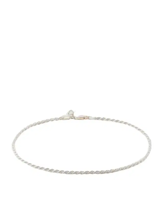 Loren Stewart Twisted Sterling Silver Anklet